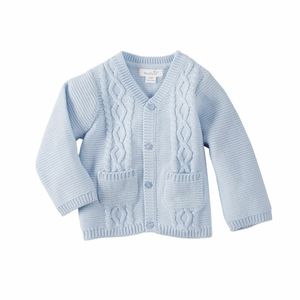 Mud Pie Blue Cardigan - 6-9 mos